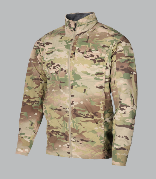 ami　LOHEN VCOLLAR LIGHT JACKET 19310_LW_Grid_Shell_Jkt_MLCM_3